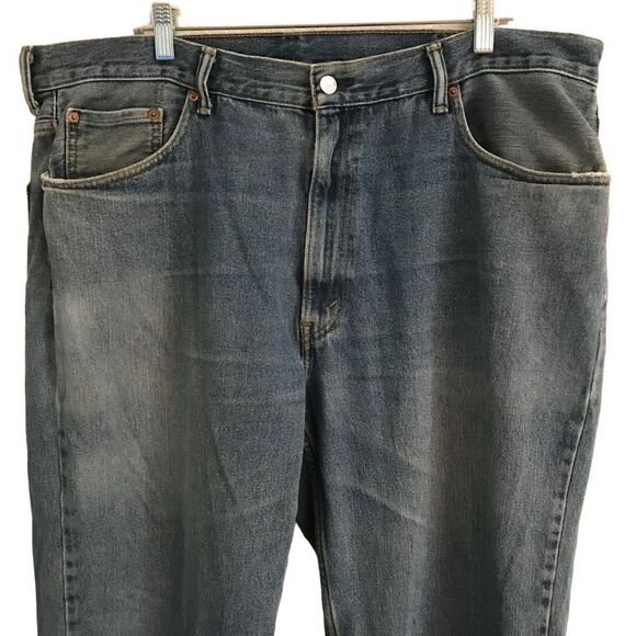 Vintage Levi’s 550 relaxed fit blue denim jeans 42 - Picture 3 of 7